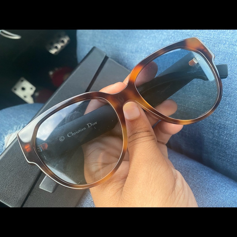 Dior, Christian Dior, Sunglasses, Black, Cheetah